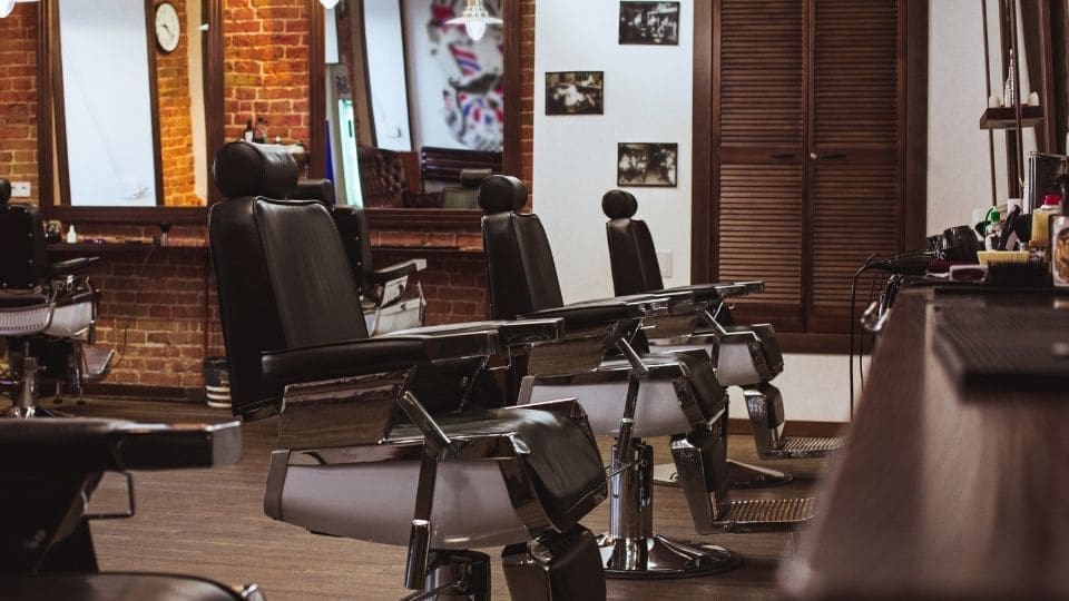 Interior of Hair Salon Space